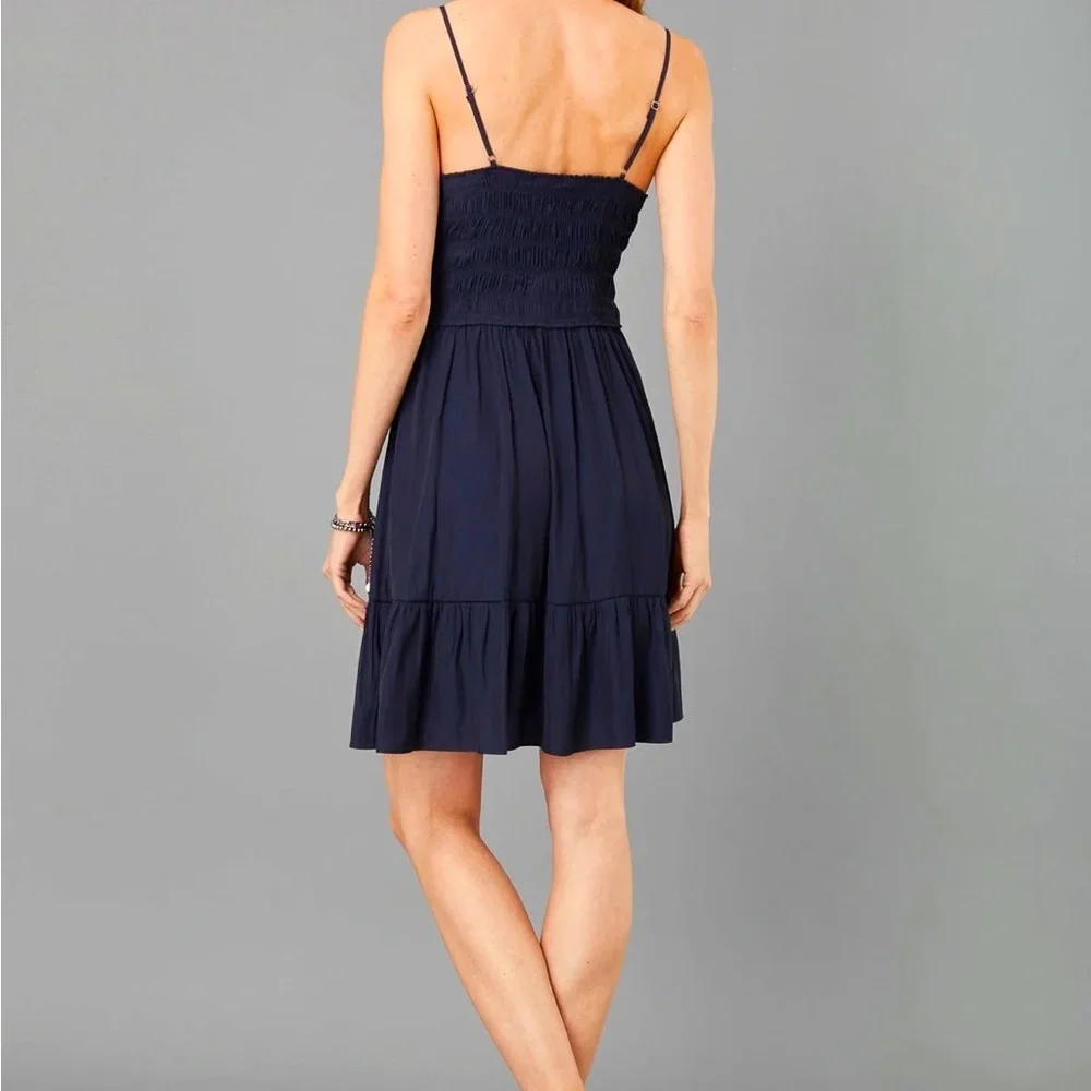 Lola & Sophie XS Smocked Waist Midi Dress - Picture 2 of 2